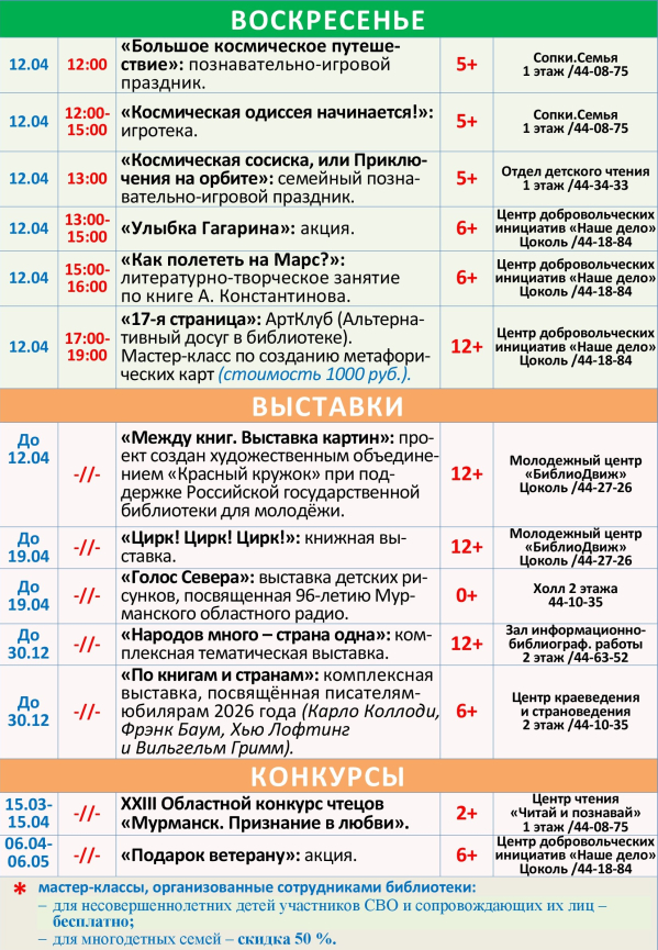 ����� ������ � 6 �� 12 ������