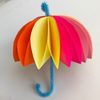 Объемный зонтик из бумаги: онлайн-мастер-класс